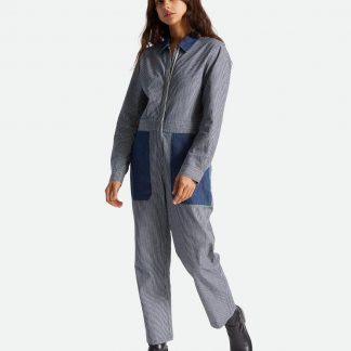 Brixton Mersey Coverall - Women (Hickory Stripe