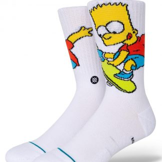 Stance Bart Simpson Crew Sock (Vit
