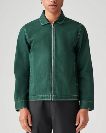 Globe Off Course Twill Jacket (Grön