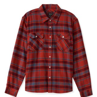 Brixton Bowery L/S Flannel (Burned Red