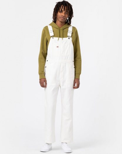 Dickies Duck Canvas Bib Stone Washed (Stone