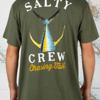 Salty Crew Tailed S/S Tee (Olivgrön
