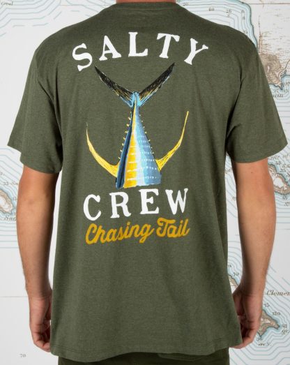 Salty Crew Tailed S/S Tee (Olivgrön