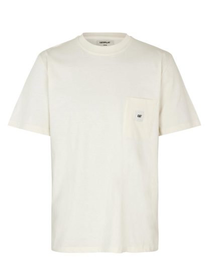 Caterpillar Basic Pocket T-shirt (Off White